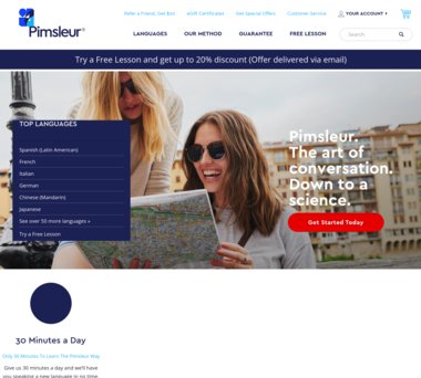 pimsleur german discounts