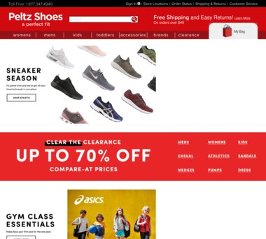 Off Peltz Shoes Coupons, Promo Codes 