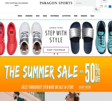 paragon tennis shoes