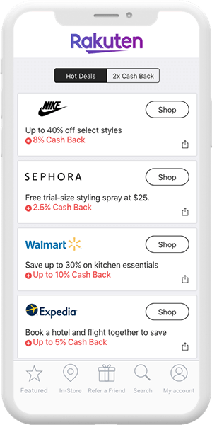 Rakuten Coupons App for iPhone iOS & Android | Rakuten Mobile App